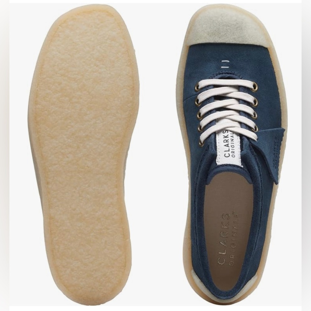 NWT Clark’s original Tor Hoop Fashion Sneakers in navy suede 8 - out of stock!!